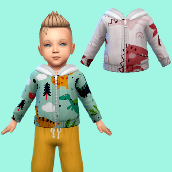 Maxis Match Infant Cute Jacket by simsfinds - The Sims 4 Custom Content