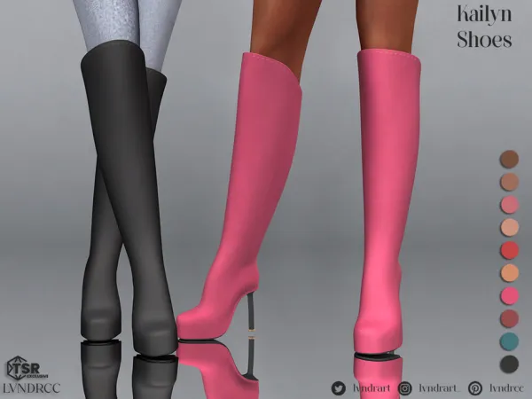 Maxis Match Kailyn Shoes by LVNDRCC - The Sims 4 Custom Content