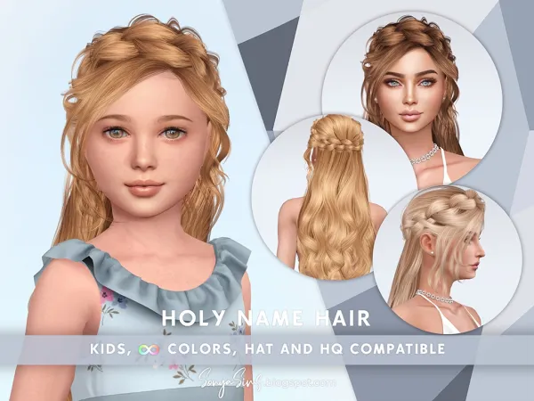 Alpha HOLY NAME KIDS - The Sims 4 Custom Content
