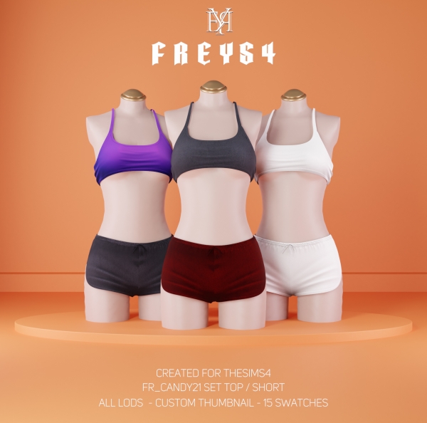 Alpha Candy21 Set by freys4 - The Sims 4 Custom Content