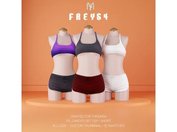 Alpha Candy21 Set - The Sims 4 Custom Content