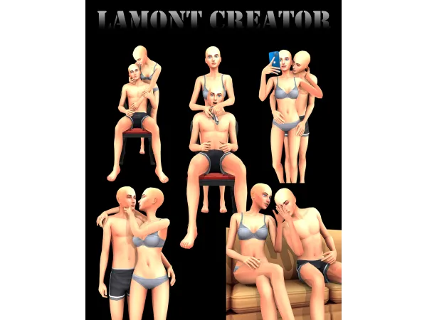 Mix random couple 2 - The Sims 4 Custom Content