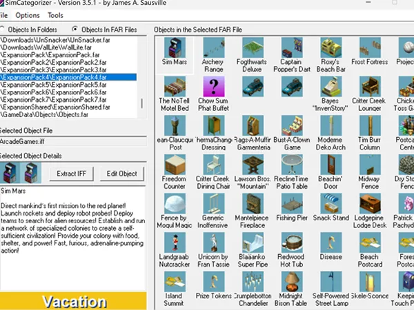 Sim Categorizer - The Sims 1 Custom Content