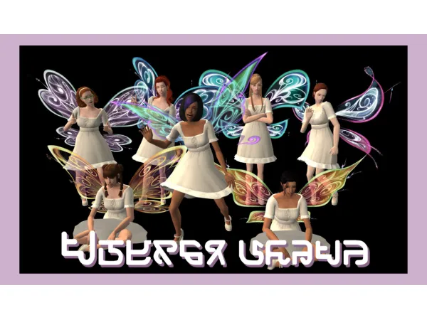 dilya simblr Fairy wings winx believix - The Sims 2 Custom Content