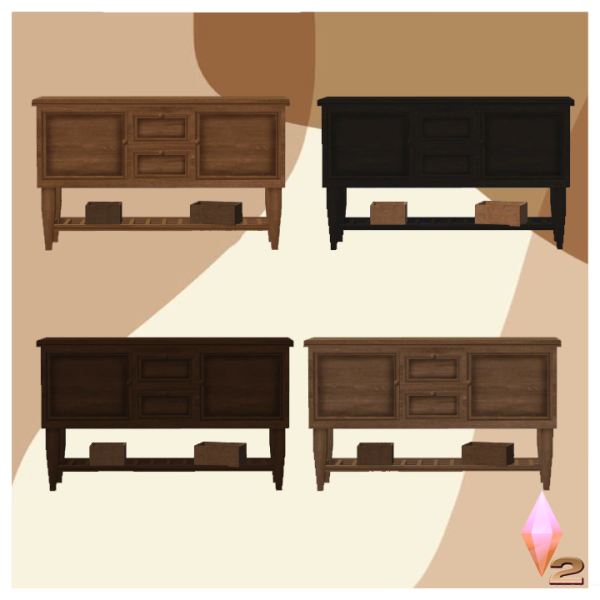 EspressoSideboard_Rec by simsfinds - The Sims 2 Custom Content