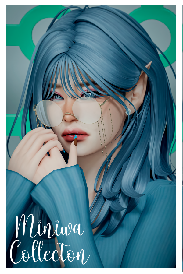 Maxis Match MINIWA FEMALE HAIR 08 by simsfinds - The Sims 4 Custom Content