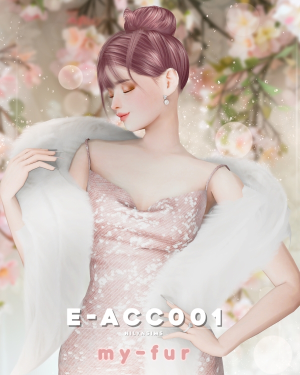 Alpha NILYN ACC001 MY FUR by nilynsims - The Sims 4 Custom Content