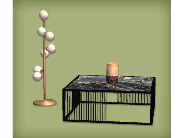 jacky93sims Coffee Table Marea Bedroom Amola Table Lamp and Angel Kidsroom Floor Lamp - The Sims 2 Custom Content
