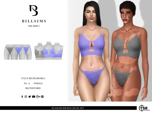 Seamless Rib Ring Detail Set ( ) by billsims - The Sims 3 Custom Content