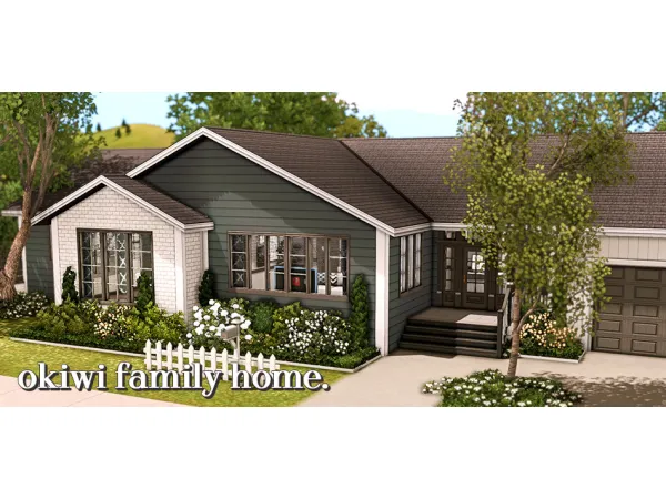 okiwi family home by shellsea - The Sims 3 Custom Content