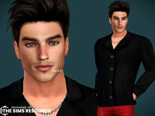 Alpha Arlo Perkins by DarkWave14 - The Sims 4 Custom Content