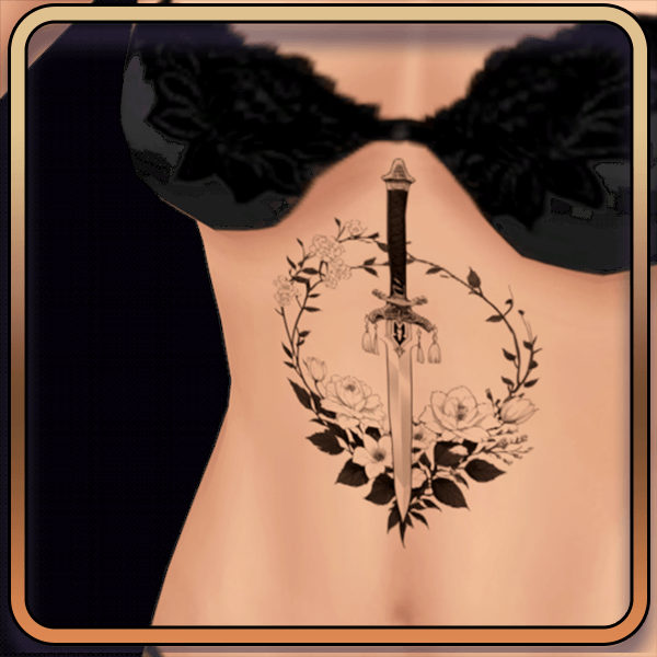 Mix [ESI] Sword Emblem (LowerFront) by simsfinds - The Sims 4 Custom Content