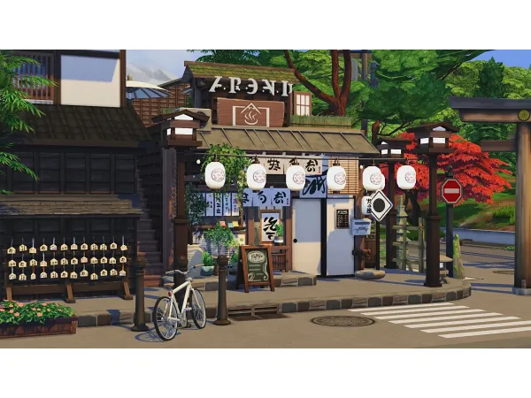 Maxis Match Japanese Restaurant No by NolanaSims - The Sims 4 Custom Content