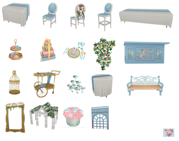 Bridgerton Wedding by simsfinds - The Sims 2 Custom Content