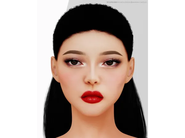 Alpha Brows 59 HQ by CarollDesign - The Sims 4 Custom Content