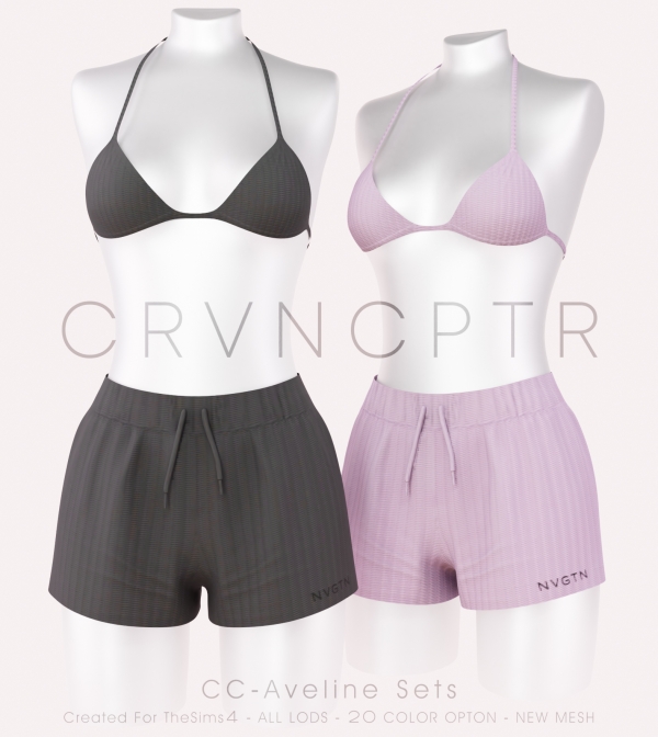 Alpha Aveline Sets by carvin_captoor - The Sims 4 Custom Content