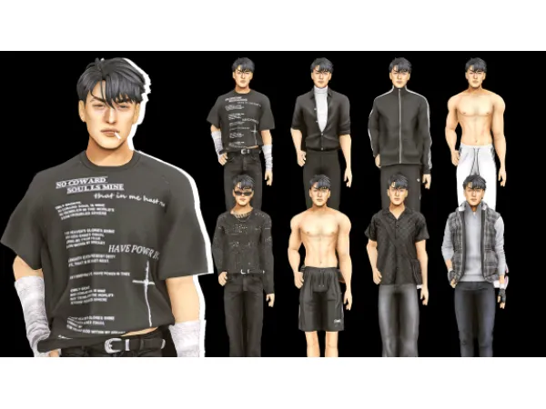 Maxis Match Leon by Ghostlias - The Sims 4 Custom Content