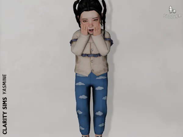 Mix Yasmine Pants Toddler - The Sims 4 Custom Content