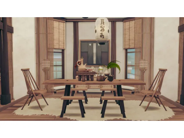 Maxis Match Japanese Apartment 20 Culpepper House by MariRid - The Sims 4 Custom Content