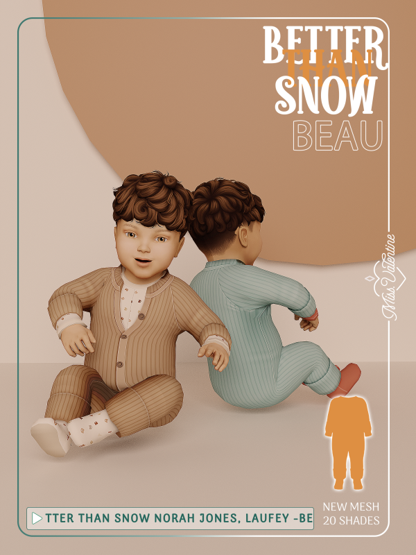 Maxis Match Beau Onesie by simsfinds - The Sims 4 Custom Content