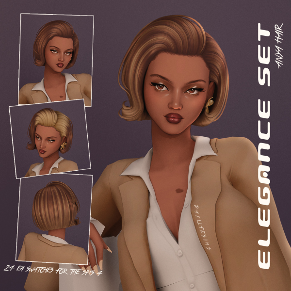 Maxis Match ELEGANCE SET Anya by simsfinds - The Sims 4 Custom Content