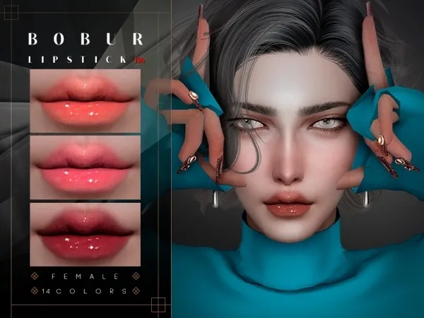 Alpha Jelly Lip Gloss - The Sims 4 Custom Content