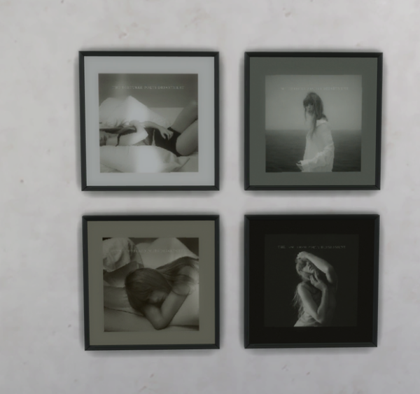 Alpha Taylor Swift TTPD Album Cover Photo Love22 by simsfinds - The Sims 4 Custom Content