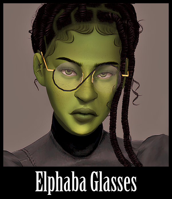 Maxis Match [Stamsim] Elphaba Glasses by simsfinds - The Sims 4 Custom Content