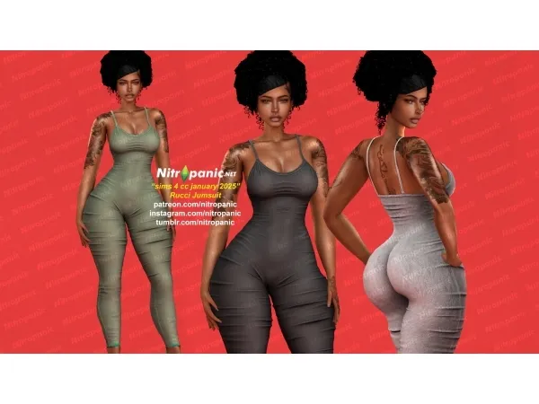 Alpha Nitropanic_Rucci Jumpsuit - The Sims 4 Custom Content