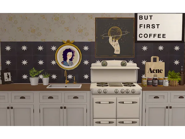 4t2 Cherrysims kitchen backsplash by mira - The Sims 2 Custom Content
