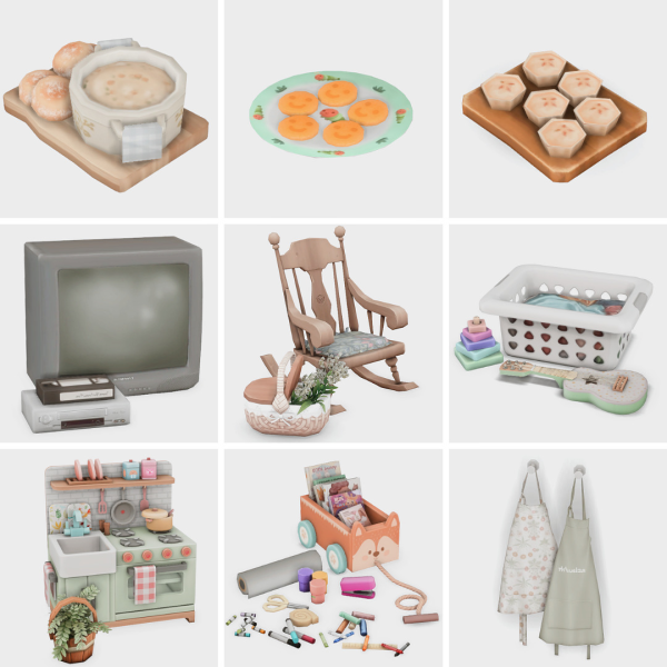 Maxis Match weekend at grandmas house sims 4 finds by simsfinds - The Sims 4 Custom Content