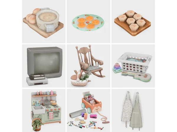 Maxis Match weekend at grandmas house sims 4 finds by boujeesimss - The Sims 4 Custom Content