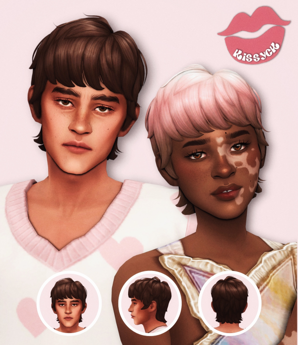 Maxis Match Archer Hair by simsfinds - The Sims 4 Custom Content