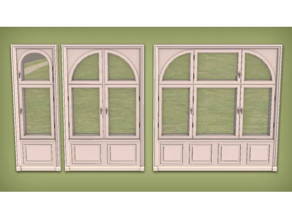 4to2 KKB Nordic Style Windows by jacky93sims - The Sims 2 Custom Content