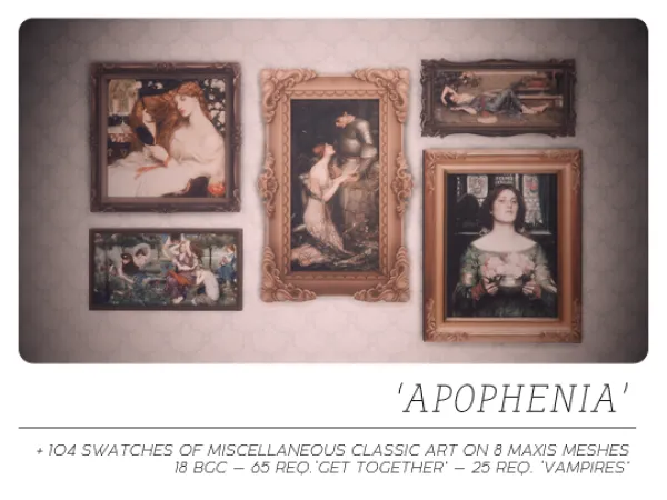 angelapleasant_ts4obj_apophenia_paintings by angelapleasant - The Sims 2 Custom Content