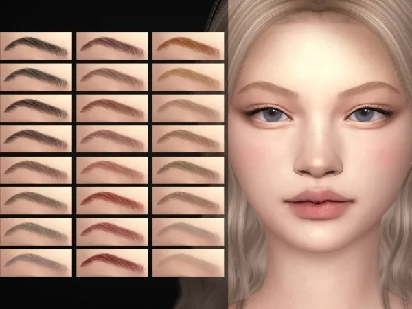 Alpha Ariana Eyebrows - The Sims 4 Custom Content