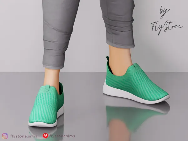 Female Sport Sneakers by ZNsims