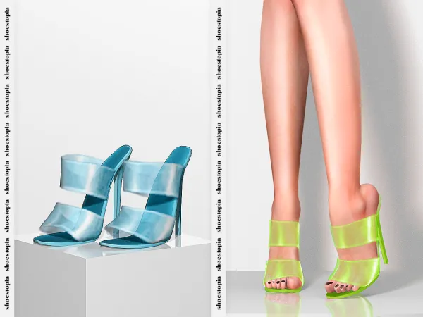 Alpha Shoestopia Opacity Sandals by shoestopia - The Sims 4 Custom Content