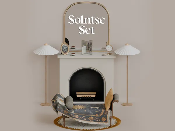 Mix Solntse Set by Mechtasims - The Sims 4 Custom Content