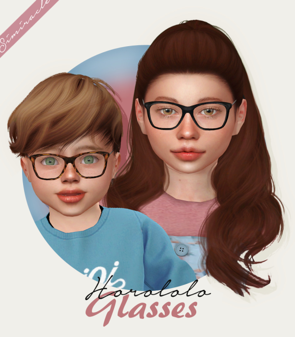 Alpha Horololo Glasses by simsfinds - The Sims 4 Custom Content