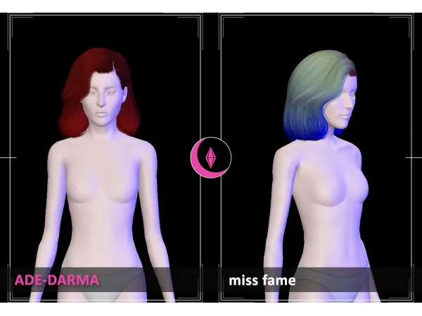 ADE MISS FAME by carversims - The Sims 3 Custom Content