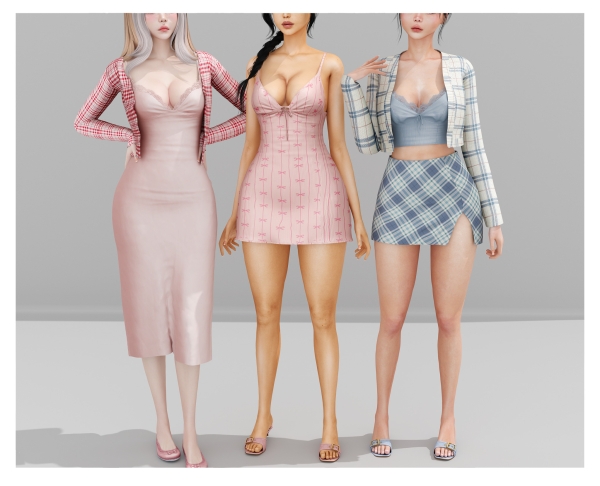 Alpha Mini Preppy collection by babyetears - The Sims 4 Custom Content