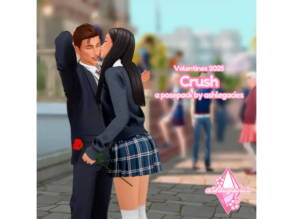 Alpha Crush Posepack - The Sims 4 Custom Content