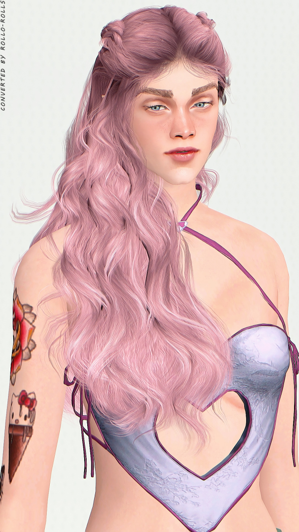 Wings TF0112 Fluffy And Casual Short Hair 4t3 rolls by simsfinds - The Sims 3 Custom Content