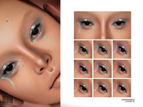 Alpha Eyeshadow N109 by cosimetic - The Sims 4 Custom Content