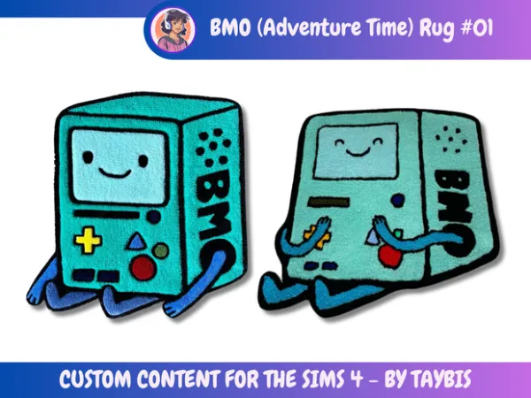 Alpha Taybis BMO (Adventure Time) 1 - The Sims 4 Custom Content