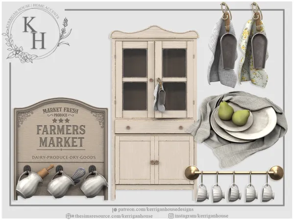 Alpha [khd] pantry set - The Sims 4 Custom Content