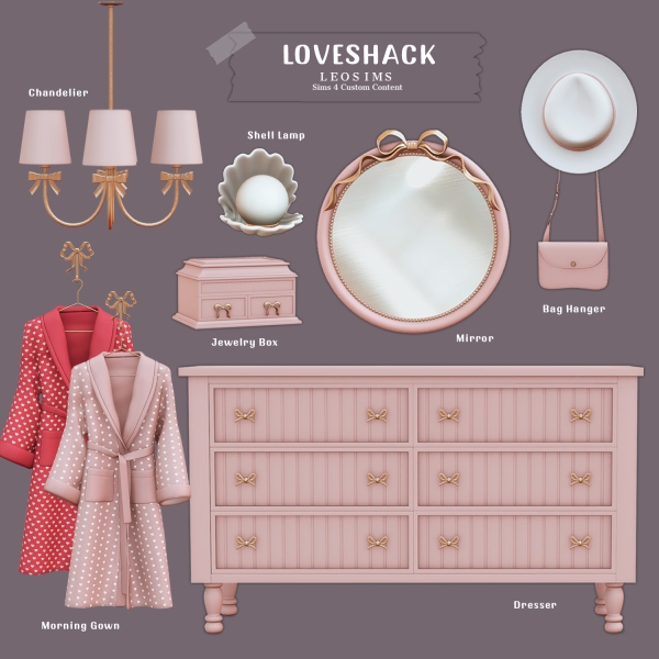 Mix Loveshack by leosims4cc - The Sims 4 Custom Content