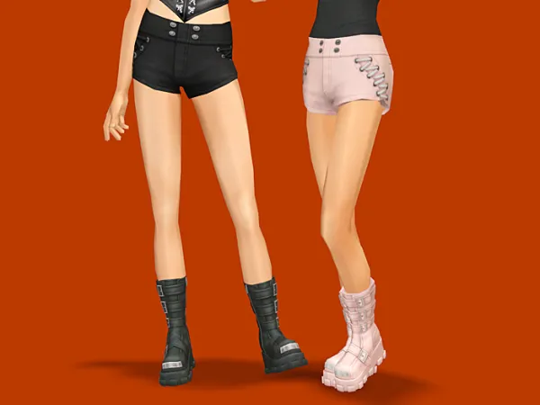4t2 SP48 Shorts Laced by deedee - The Sims 2 Custom Content