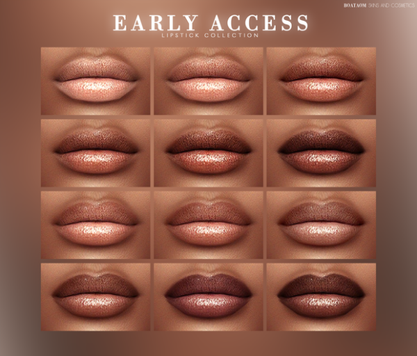 Alpha AEFENTID LIPSTICK COLLECTION by simsfinds - The Sims 4 Custom Content